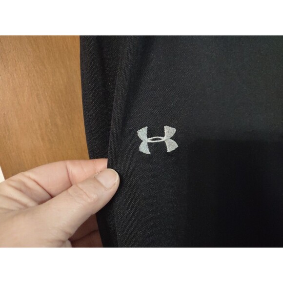 Under Armour Men's Activewear Pants Baseball Solid Black Fitted Size XL - Picture 2 of 5
